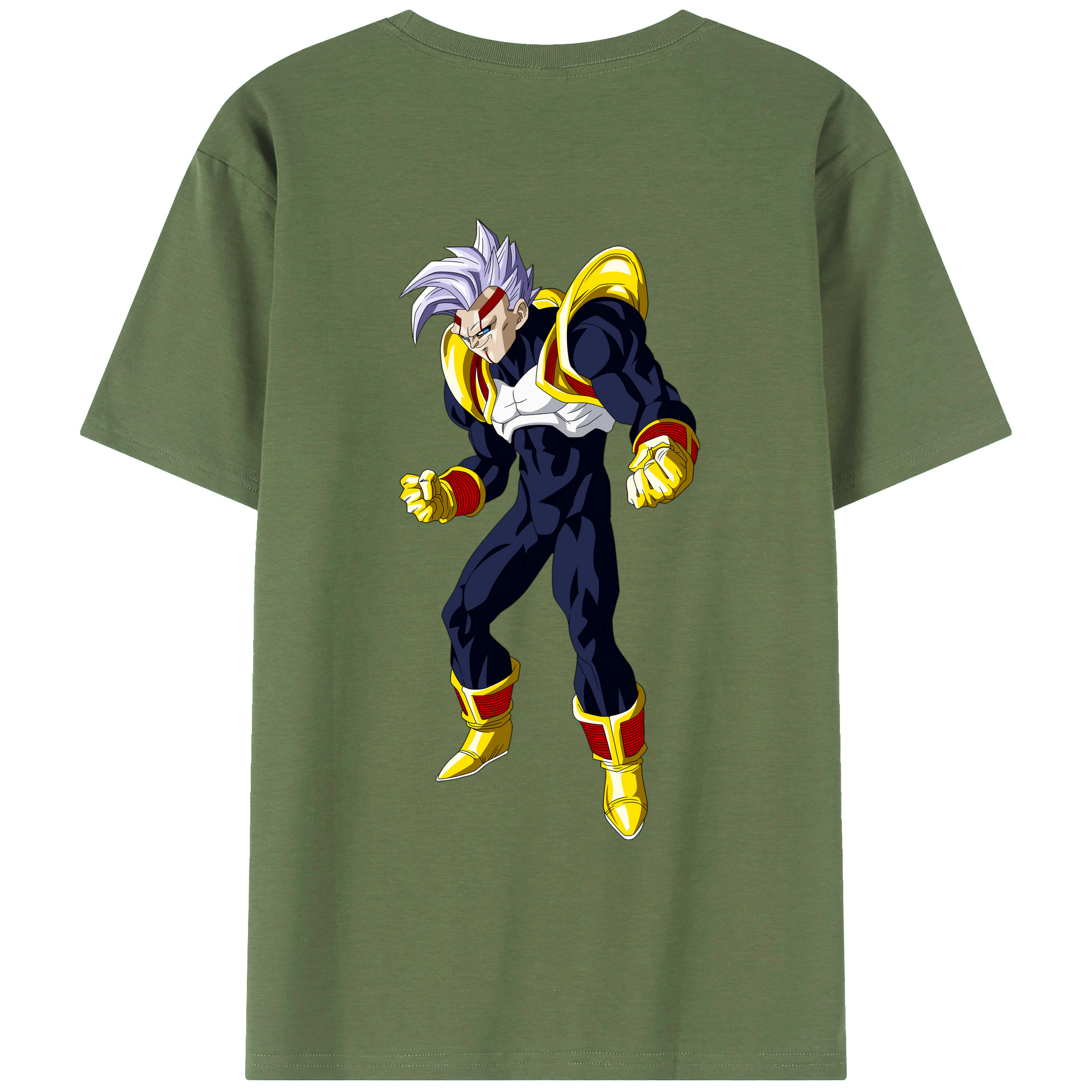 （画像用） ドラゴンボール DRAGON BALL 綿100％ メンズ半袖Tシャツ（バックプリント） 通気性